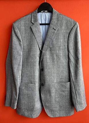 Roy robson linen оригинал мужской легкий льняной пиджак блейзер размер l