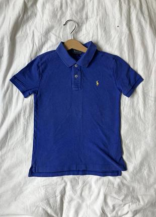 Поло сине polo ralph lauren 6-7