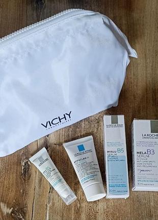 Антивозрастной набор сыворотки гель крем la roche posay hyalu retinol mela effaclar biome h