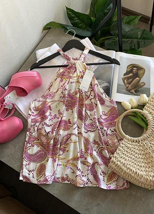 Майка жіноча з застібкою на шиї reserved молочна