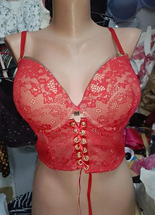 Корсет бюстгальтер с косточками р.75 d