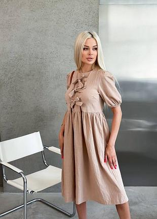 Качественное льняное платье из 🎀🎀🎀 льон жатка сарафан платье плаття