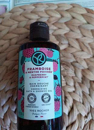 Гель для ванны и душа малина-мята флакон 200мл