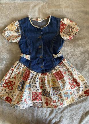 Сукня з бавовни для дівчинки