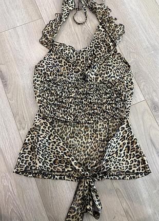 Леопардовий топ літо