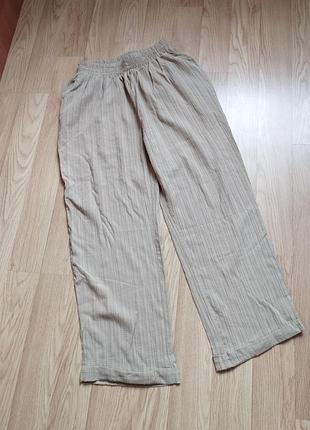 Легкие летние широкие брюки,shein,розм.l