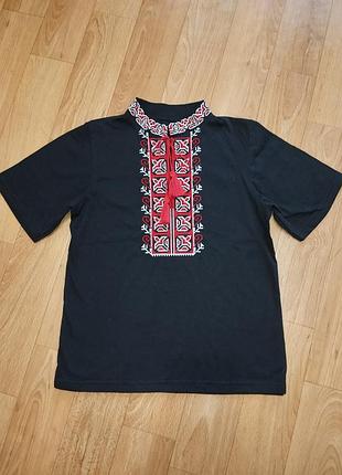 Вишиванка для хлопчика 122 трикотаж