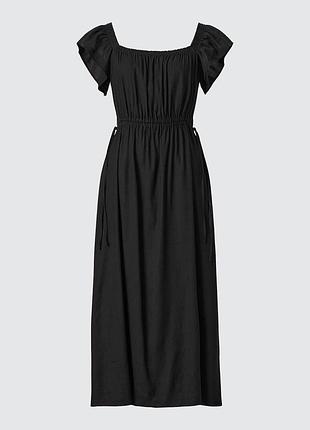 Лляна сукня uniqlo преміум-серії uniqlo:c