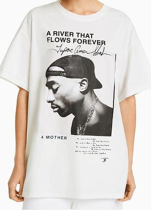 Футболка bershka  2pac