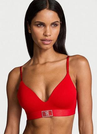 Бюстгальтер червоний стрази оригінал victoria’s secret
