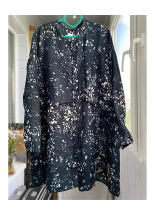 Подовжена блуза, туніка poetry з льону