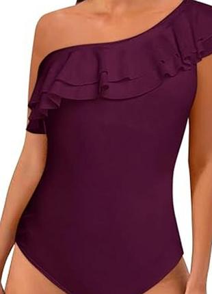 Купальник женский плюс сайз закрыт в восхитительном цвете