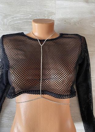 Чокер цепочка из камней