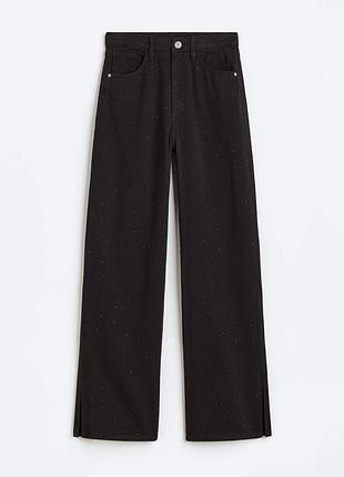 Джинсы детские со стразами