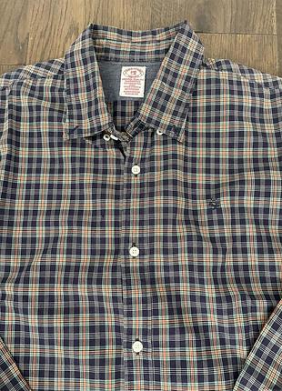 Сорочка чоловіча scotch&soda в клітинку синя руда зелена