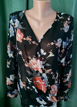 Блузка с запахом размер 48-50