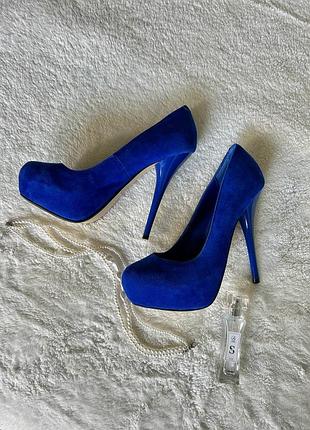 Туфли замшевые 40р