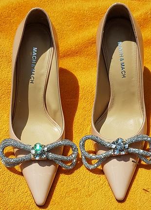 Туфли mach&mach double bow