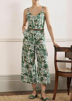 Льняной комбинезон дорогого бренда