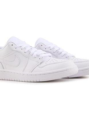 Nike air jordan lunar 1 low full white