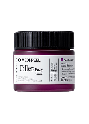 Крем-филлер для лица с пептидами и egf от морщин medi-peel eazy filler cream 50ml