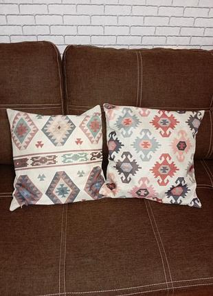 Комплект наволочок декоративних, етно стиль