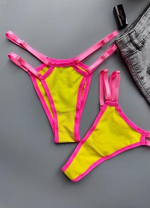 Набор трусиков женских 2шт бразилианы и стринги ✂️