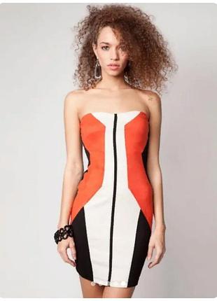 Стильное облегающее платье с замшей bershka