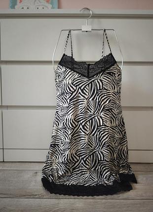 Ночная рубашка с анималистичным принтом