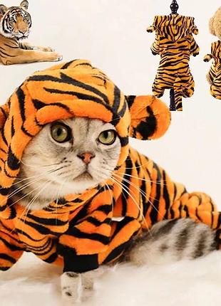 Толстовка для собак и кошек "tiger" size s