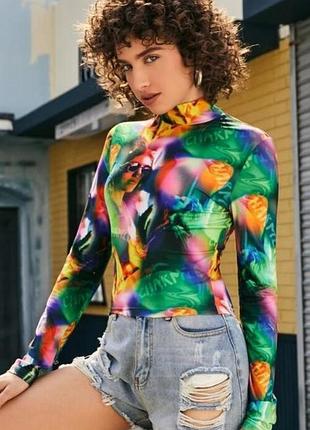 Shein. з англії. в наявності. гольф із принтом поп арта.
