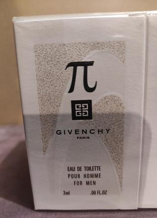 Givenchy edt pour homme. 10 миниатюр по 2 мл.блок слюда.