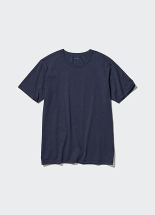 Однотонна футболка uniqlo унісекс