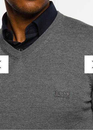 Стильний шерстяний светр/ джемпер/ пуловер від boss