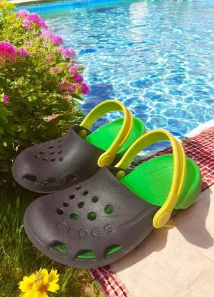 Оригінальні шльопанці капці тапки сланці сандалі crocs c 9  15 ,5 см
