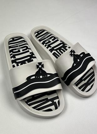 Vivienne westwood x mellisa flip flops шльопанці