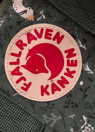 Мини рюкзак fjallraven с принтом