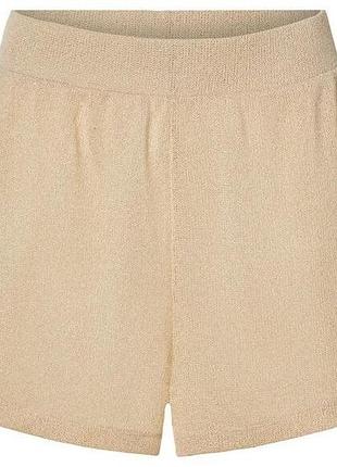 Легкие летние невероятные бежевые женские мини шортики