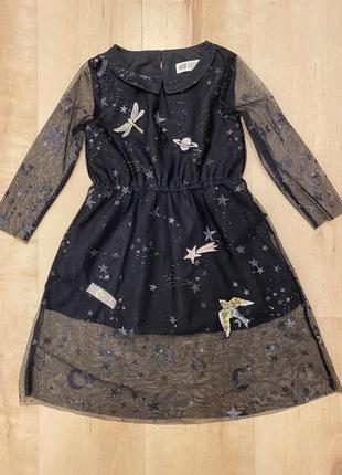 ❤️ шикарное праздничное платье h&m 3-4 года