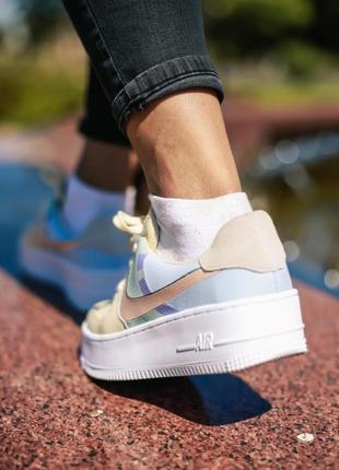 Nike air force 1 sage low lx beige/pale🆕 шикарные кроссовки найк🆕 купить наложенный платёж3 фото