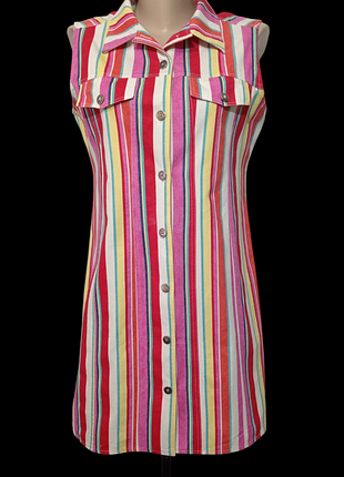 Джинсовое платье - халат.