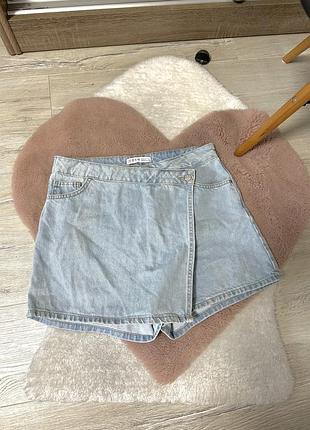 Джинсова юбка шорти від denim co