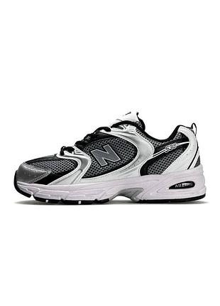 New balance 530 premium silver grey black. артикул owl-a3658