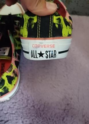 Кеди converse all star леопардовий принт5 фото