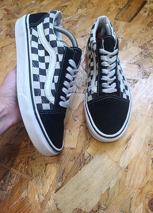 Оригинальные частично кожаные замшевые кеды кеды vans