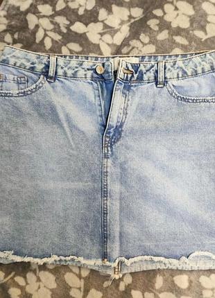Джинсовая юбка new look