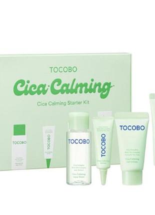 Набор миниатюр tocobo cica calming travel kit 4 шт