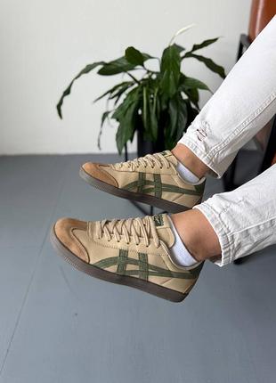 Asics onitsuka tiger tokuten beige green