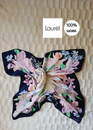 Шовкова хустка шарф шовк laurel