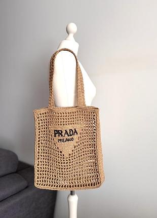 Сумка з рафії prada